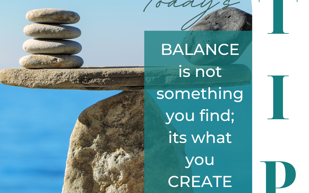 HOE breng je energie in balans ?